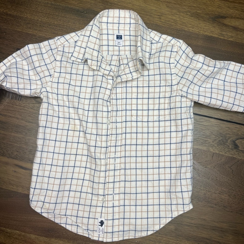 Janie and Jack toddler fall attire. Dress shirt and pants can be sold separately - Picture 5 of 8